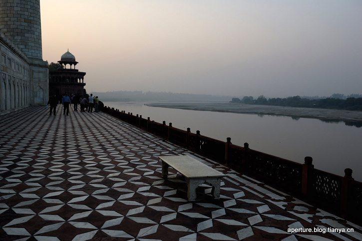 Taj Mahal Distant View